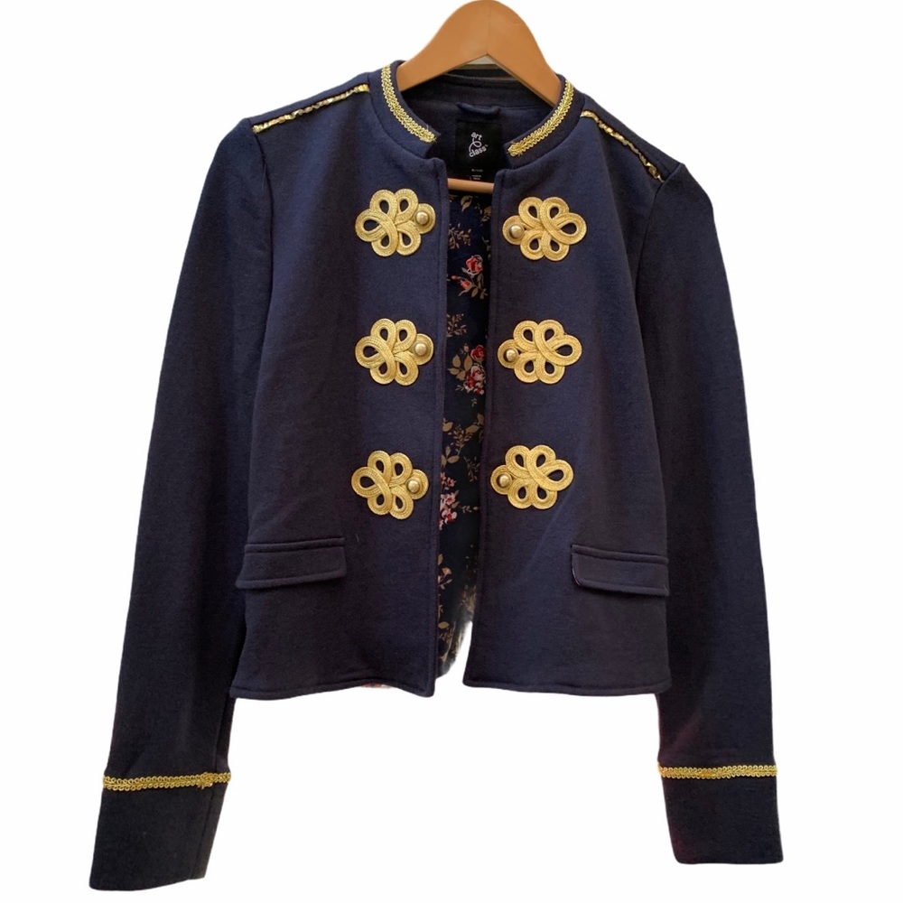 Knit Sgt. Pepper-style cardigan jacket